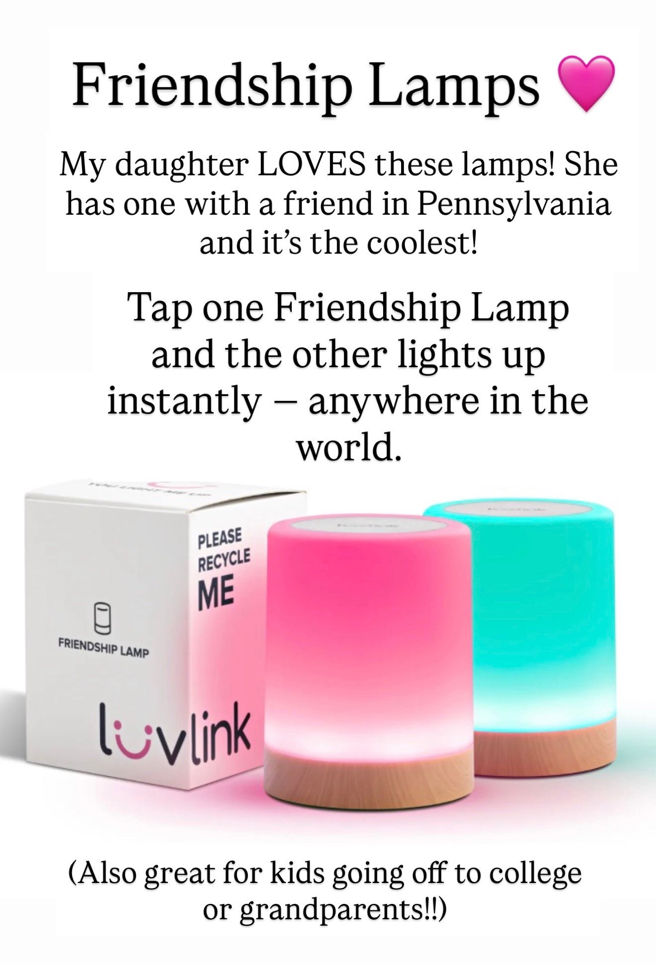These are the coolest friendship lamps

#LTKKids #LTKmomlife