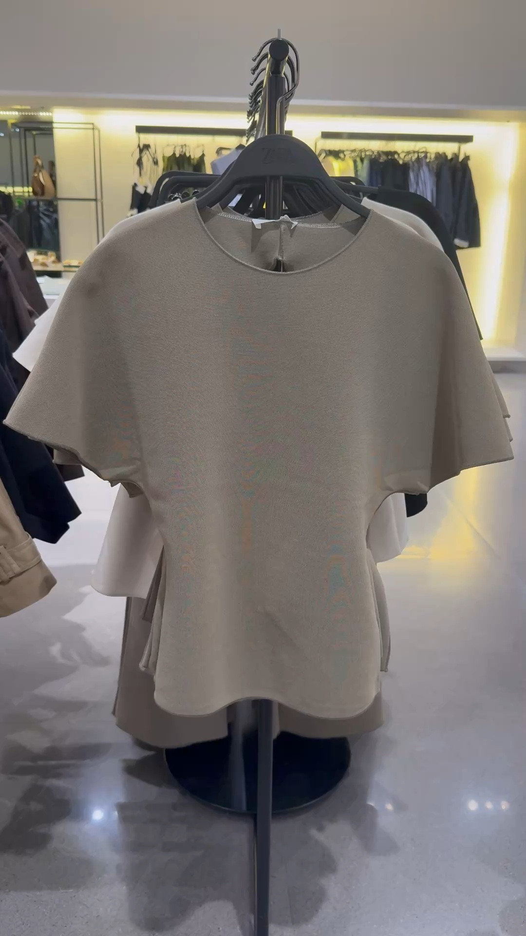 A sculpted top moment from Zara  

#LTKPetite