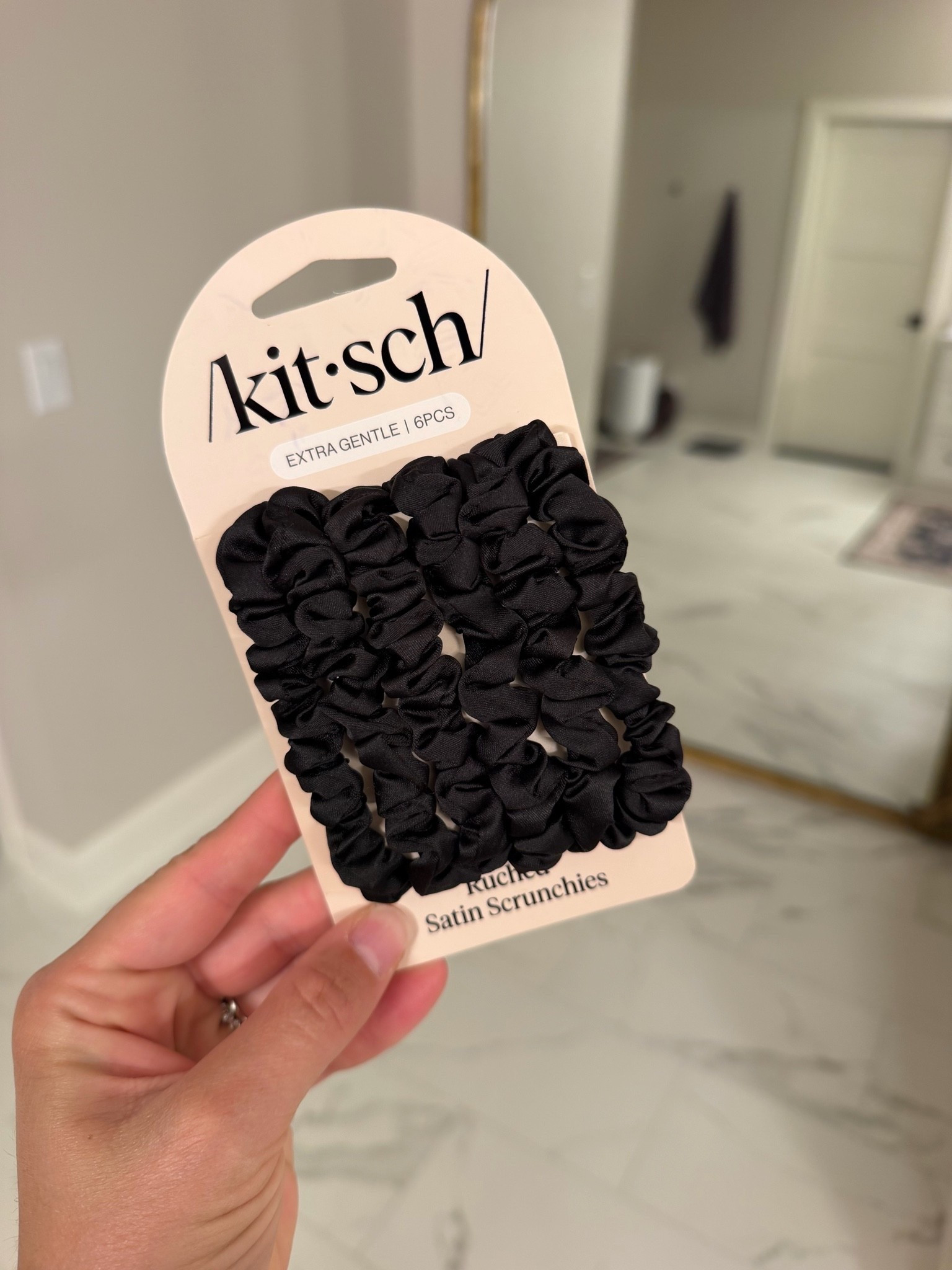 Silk scrunchies