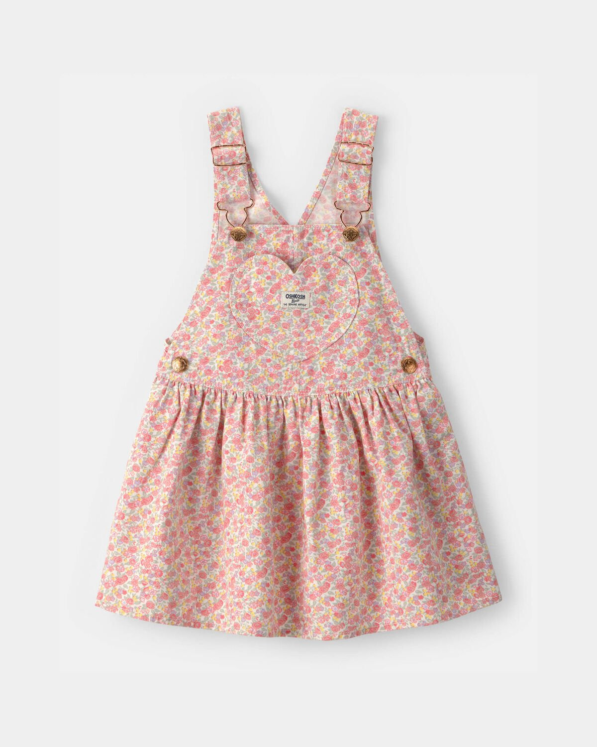 Toddler Girl Floral Heart Pocket Skirtall - Pink - OshKosh B'gosh | Carter's | Carter's Inc