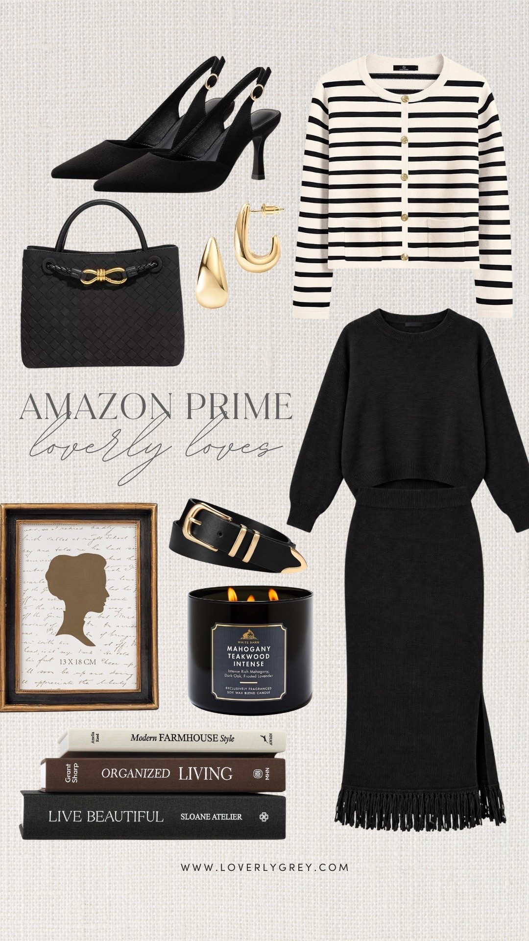 Chic black + cream Amazon finds 🖤 Timeless pieces for your wardrobe and home that look way more expensive than they are!


Loverly Grey, Amazon finds, black Amazon finds, Amazon fashion, black outfit, striped cardigan, sweater set, fall fashion, neutral home decor, elevated basics

#LTKSeasonal #LTKHome #LTKWorkwear