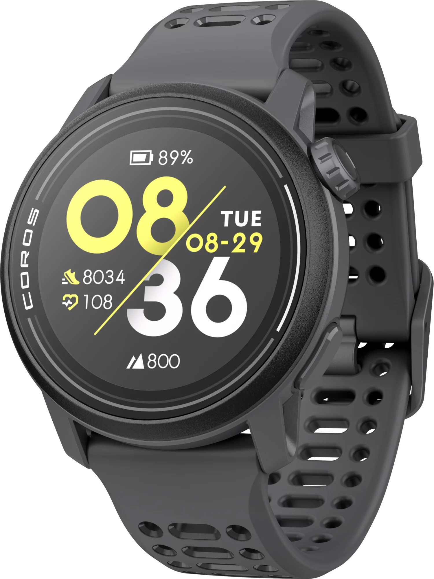 COROS Pace 3 GPS Sport Watch, Black With Silicone Band | Dick's Sporting Goods