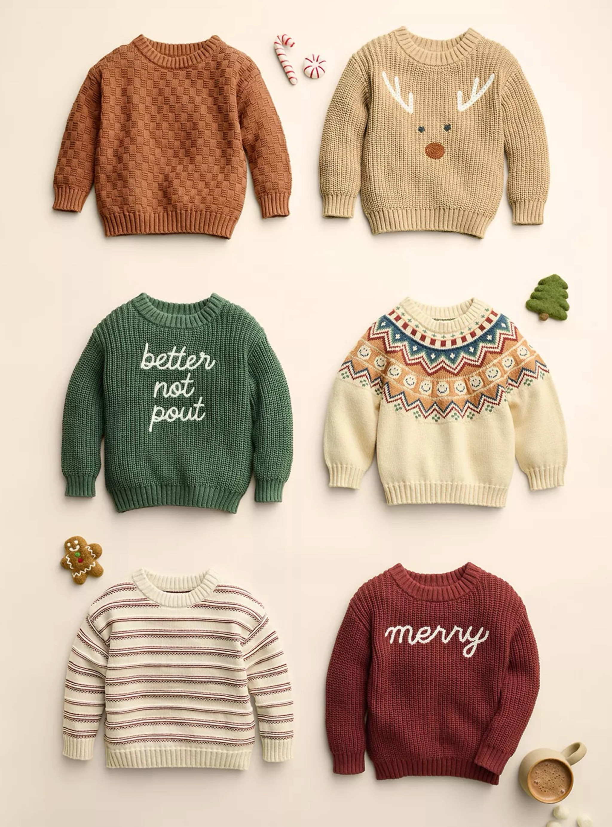 kids fall holiday sweaters
baby sizes + also kids 4-12

#LTKFindsUnder100 #LTKKids #LTKFindsUnder50