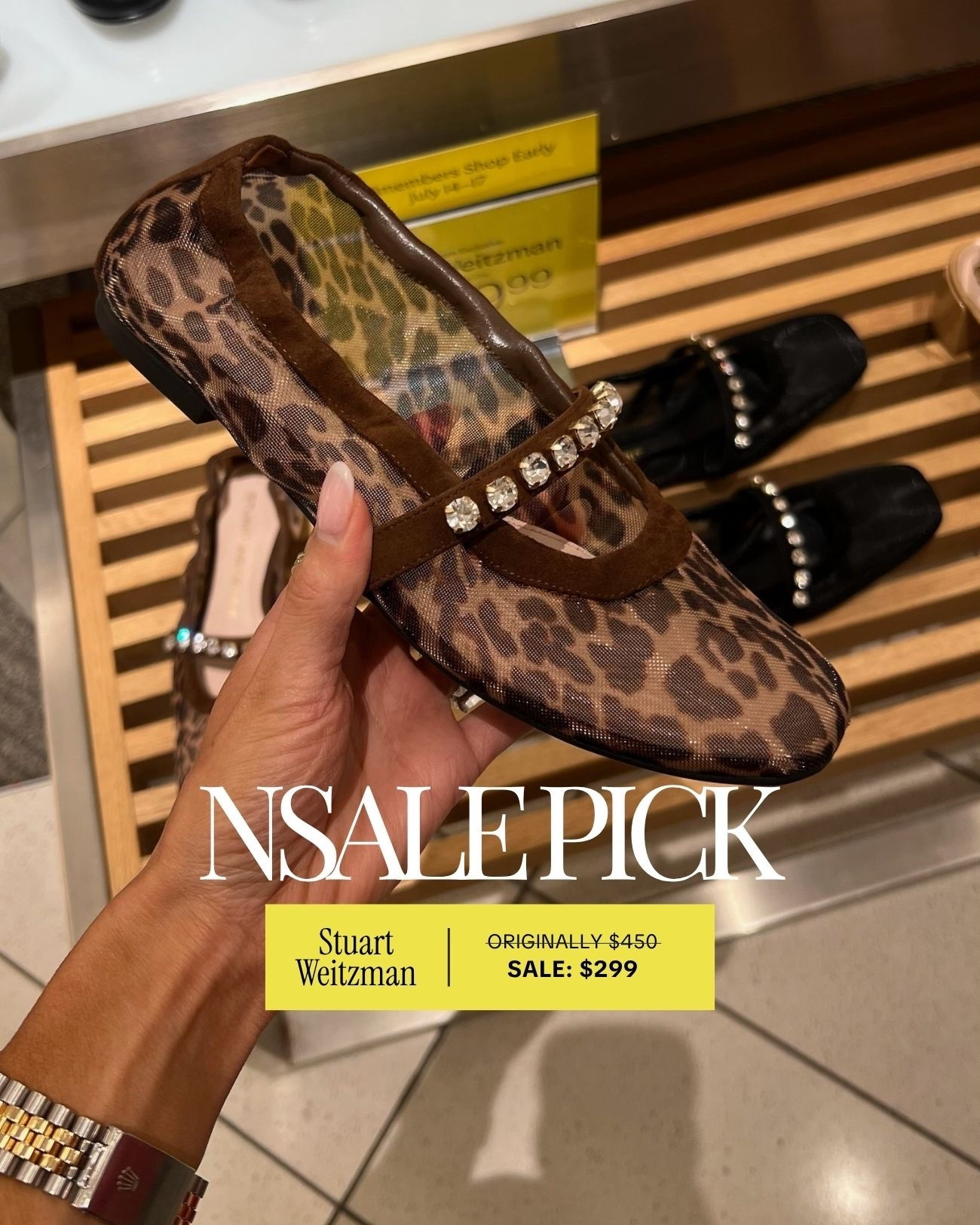 My favorite pieces that I tried on at the NSALE today 
Stuart Weitzman mesh ballet flats 
@nordstrom #nsale

#LTKSaleAlert #LTKOver40 #LTKmomlife
