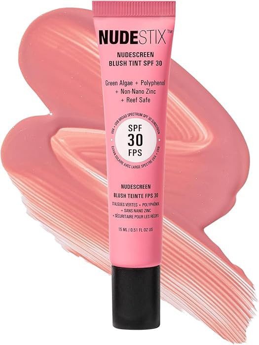 Nudestix Nudescreen Blush Tint SPF 30 \u2013 Multi-Use Liquid Blush for Cheeks, Eyes & Lips with ... | Amazon (US)