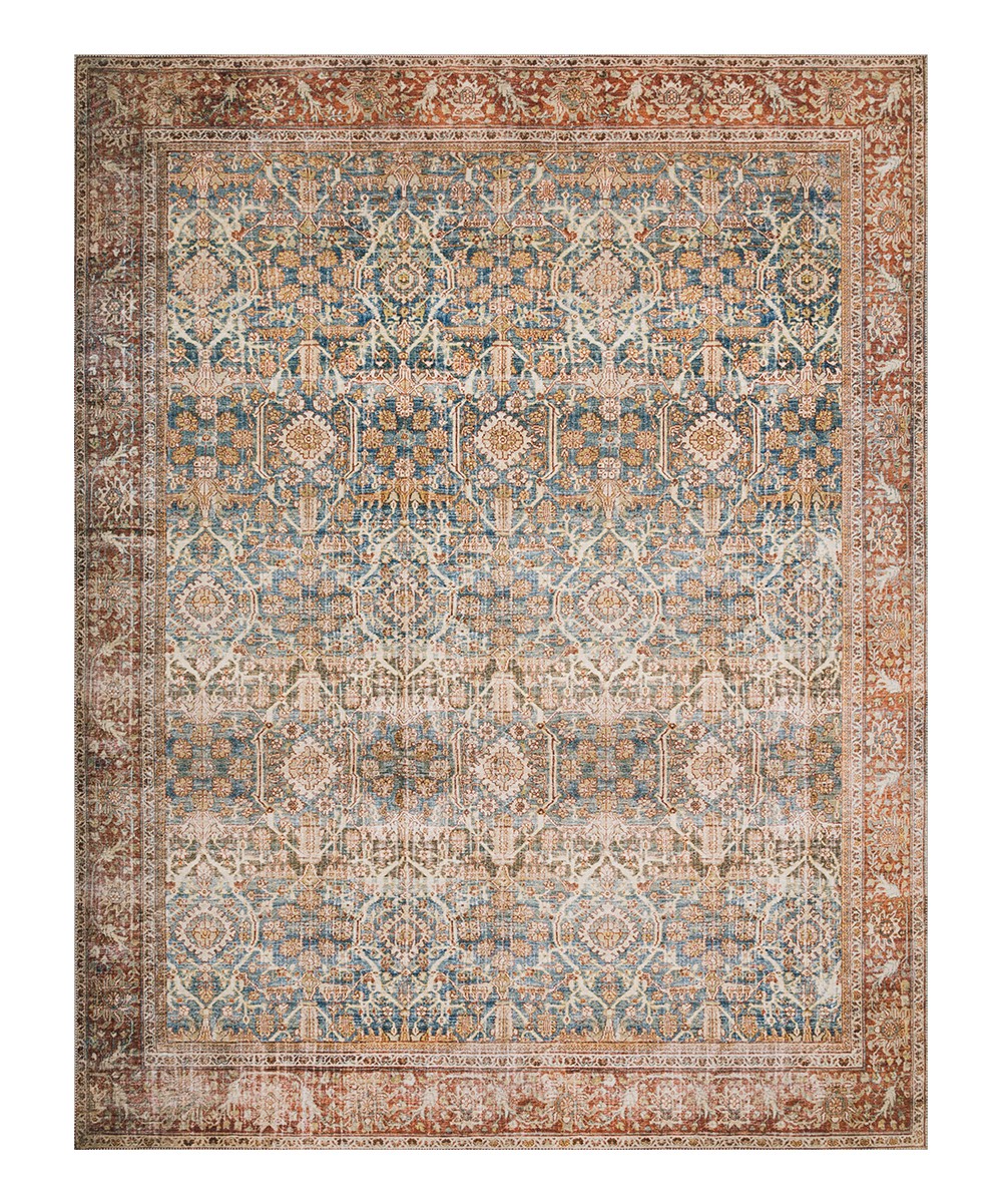 Ocean & Rust Layla Rug | Zulily