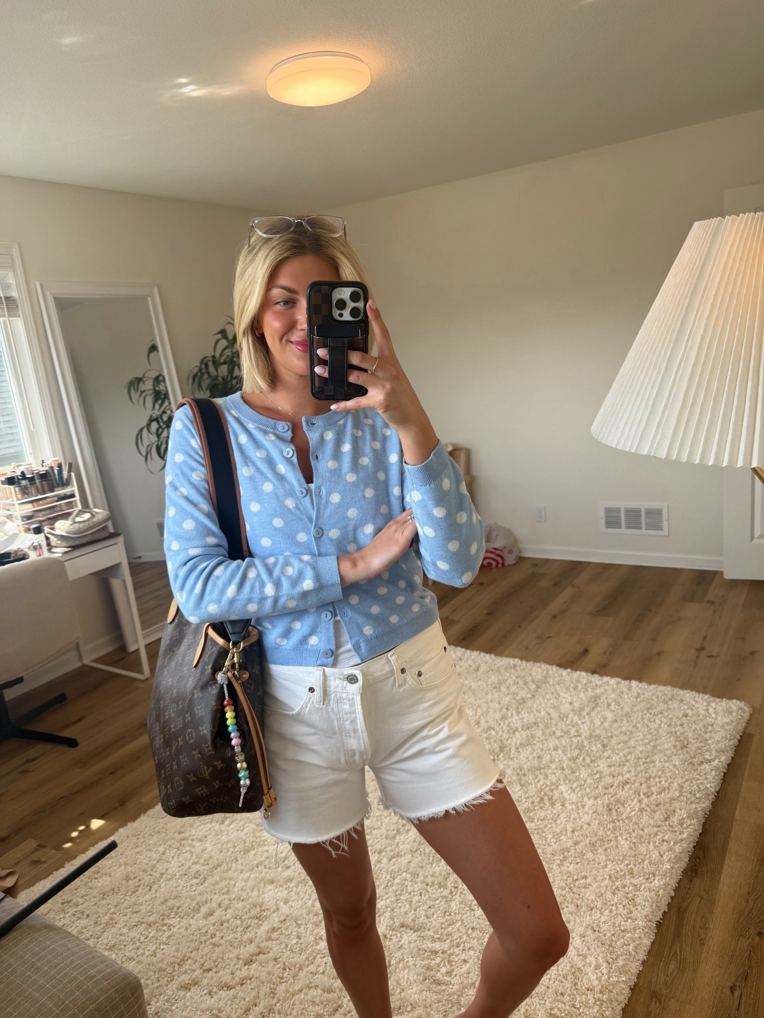 Size up in polka dot cardi! Use code SHELBY10