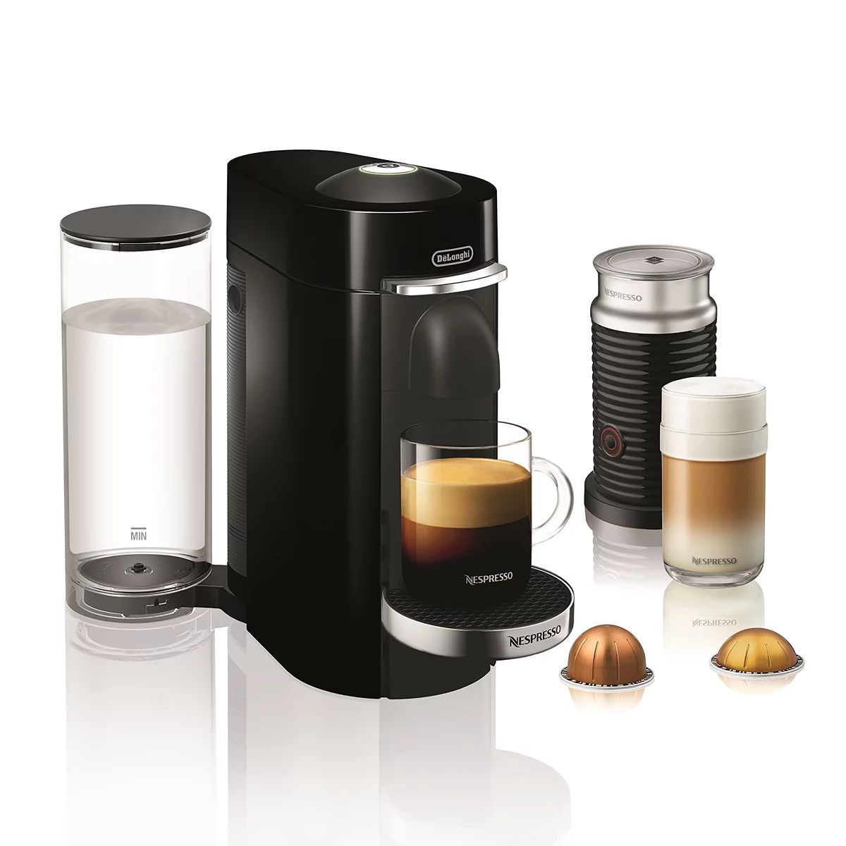 Nespresso Vertuo Plus Deluxe Coffee & Espresso Machine with Aeroccino Milk Frother by Delonghi | Kohl's