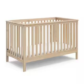 Hillcrest Natural 4-in-1 Convertible Crib | The Home Depot