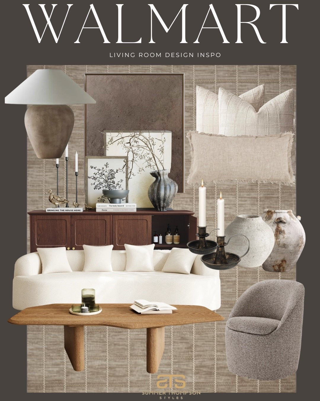 Neutral living room perfection!!
These Walmart finds are the perfect mix of cozy textures and timeless design. From chic accent chairs to earthy vases and layered textiles, this collection brings a high-end look without the high-end price.🤎

#LTKHome #WalmartHome #LivingRoomInspo #NeutralHomeDecor #AffordableHomeDecor #LTKFinds #CozyLivingRoom #ModernHomeStyle #WalmartDecor #HomeDesignInspo

#LTKU #LTKHome