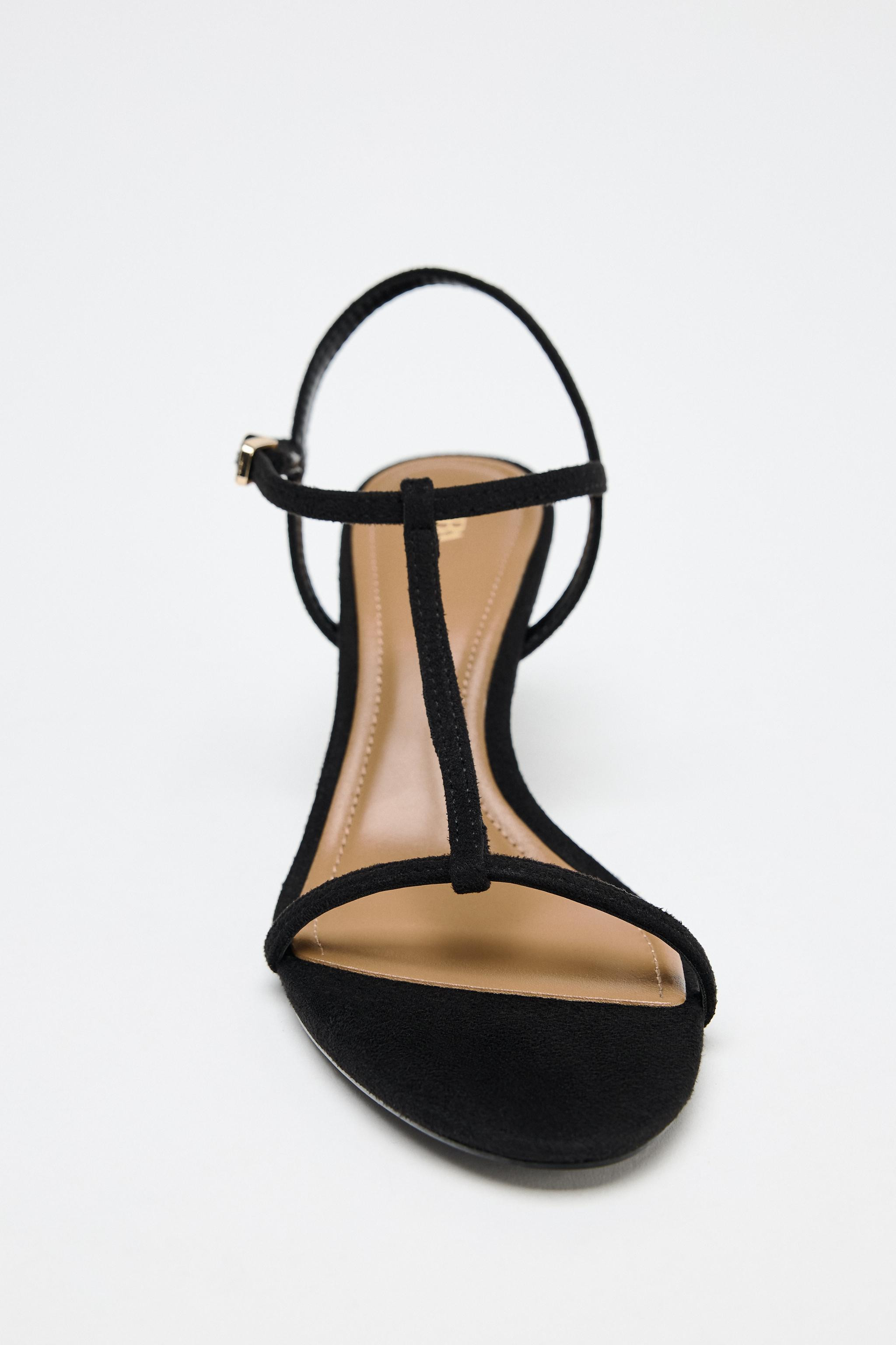 HIGH HEELED STRAP SANDALS | Zara US