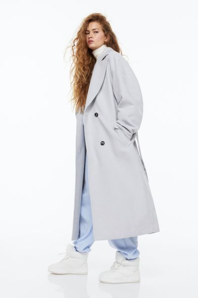 Tie-belt coat | H&M (UK, MY, IN, SG, PH, TW, HK)