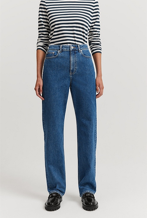 High Rise Straight Leg Jean | Country Road