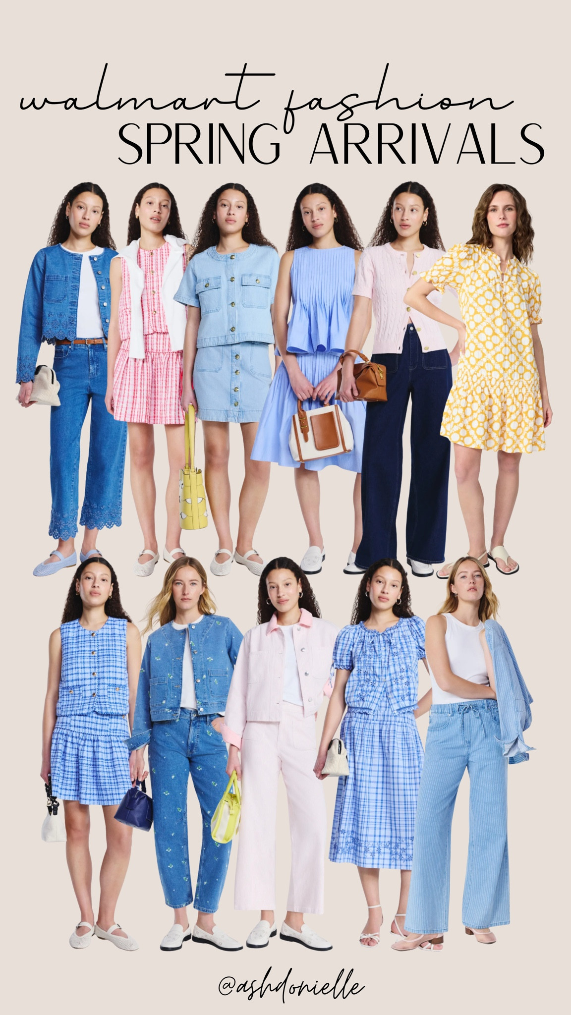 Walmart women’s spring fashion arrivals

Lightweight knit sweater
High waisted straight jeans
Flowy midi skirt
Cropped cardigan
Linen blend trousers
Oversized button down shirt
Tailored spring blazer
Neutral matching set
Classic white sneakers
Woven leather sandals

#LTKootd #LTKSaleAlert #LTKSeasonal