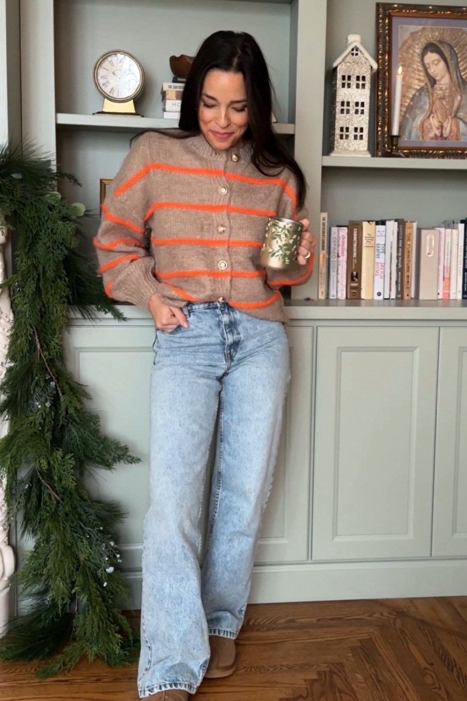 Fun and cozy striped sweater- TTS with several color combos. Sesame jeans -TTS. #wintercapsule

#LTKFindsUnder50 #LTKSaleAlert #LTKSeasonal