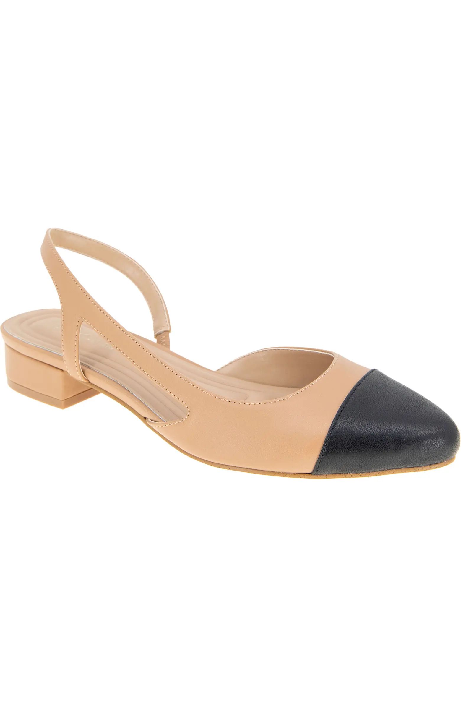 Tillie Slingback Cap Toe Pump (Women) | Nordstrom