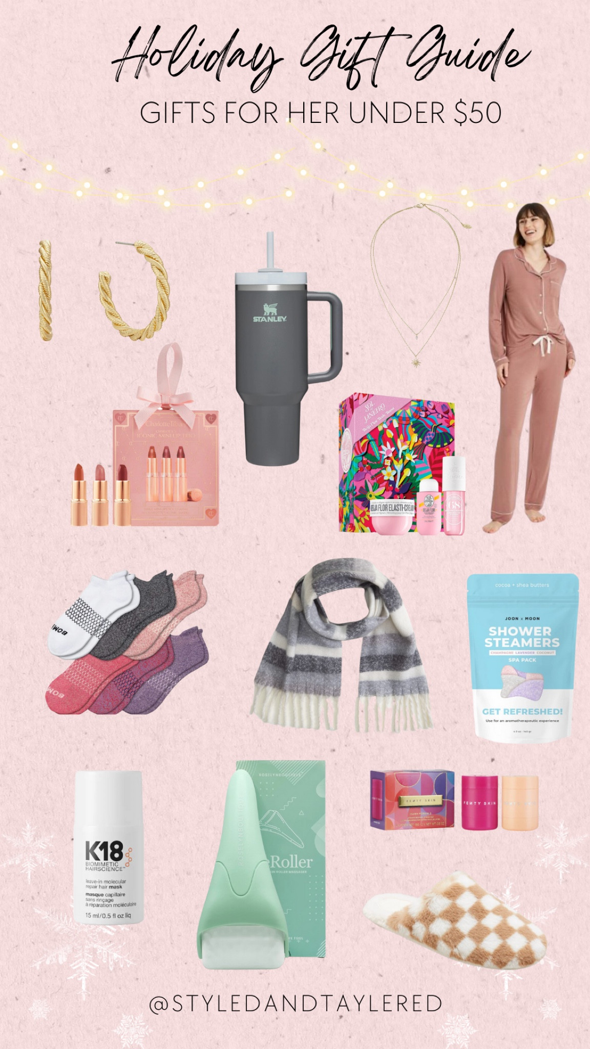 Holiday gift guides for her under $50! 

#LTKSeasonal #LTKGiftGuide #LTKfindsunder50