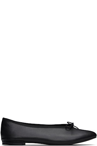 Repetto - Black Lilouh Almond Toe Ballerina Flats | SSENSE