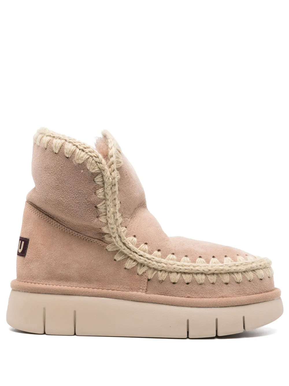 Mou suede boots - Pink | Farfetch Global
