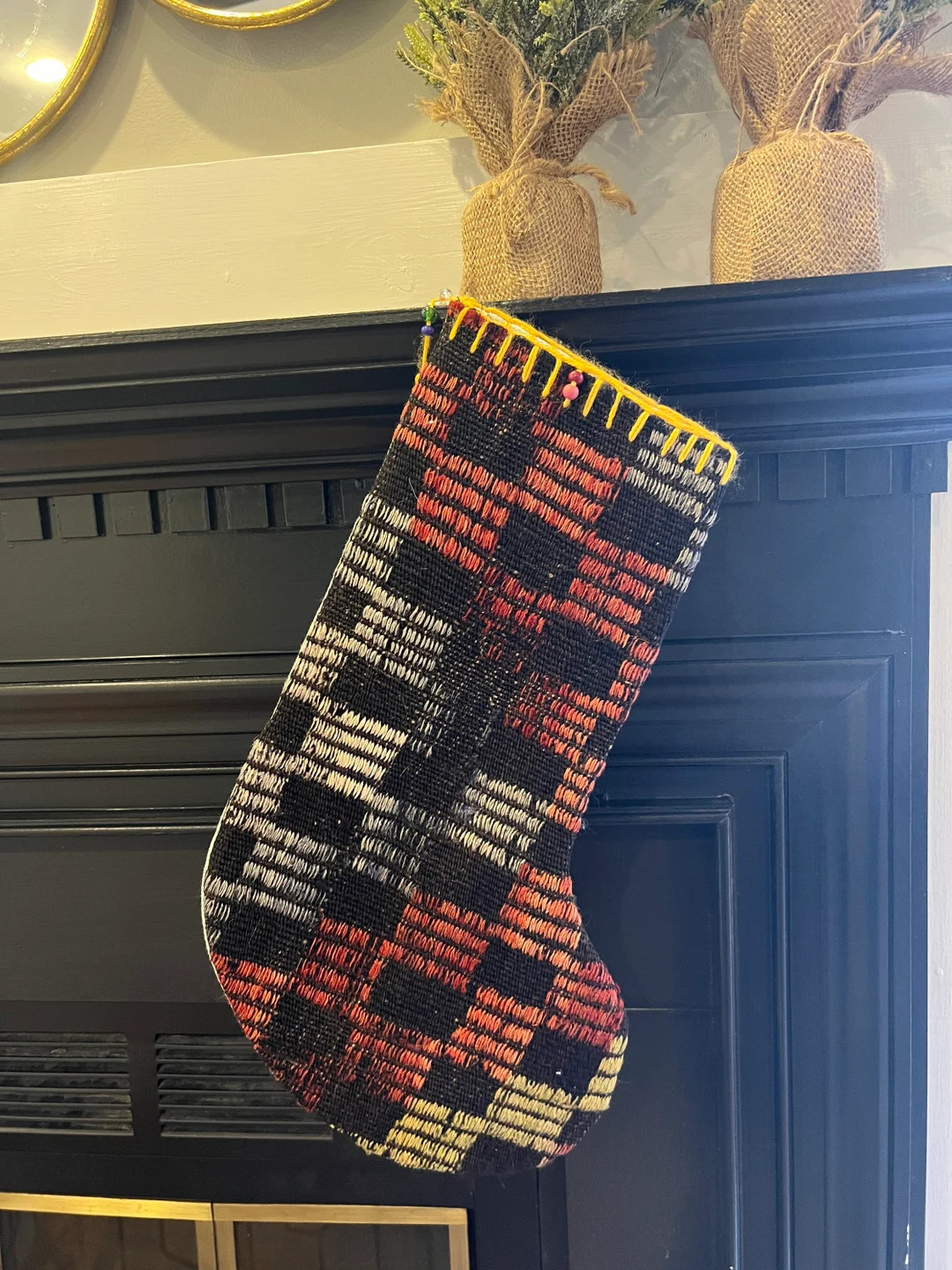 Christmas kilim stockings , handmade kilim stockings | Etsy (US)