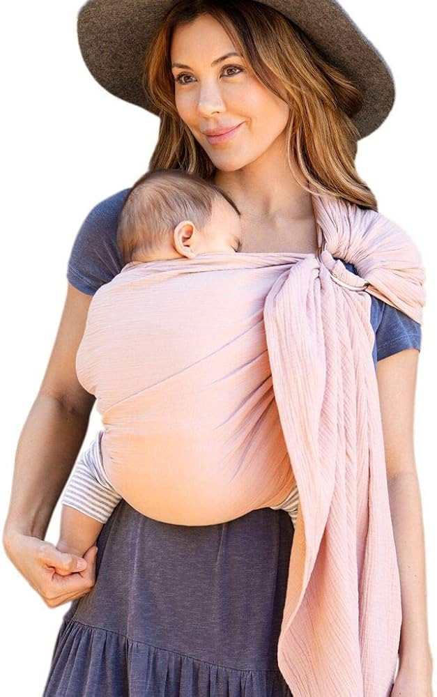 Moby Ring Sling Wrap Carrier | Hands-Free, Versatile Support Wrap for Mothers, Fathers, and Careg... | Amazon (US)