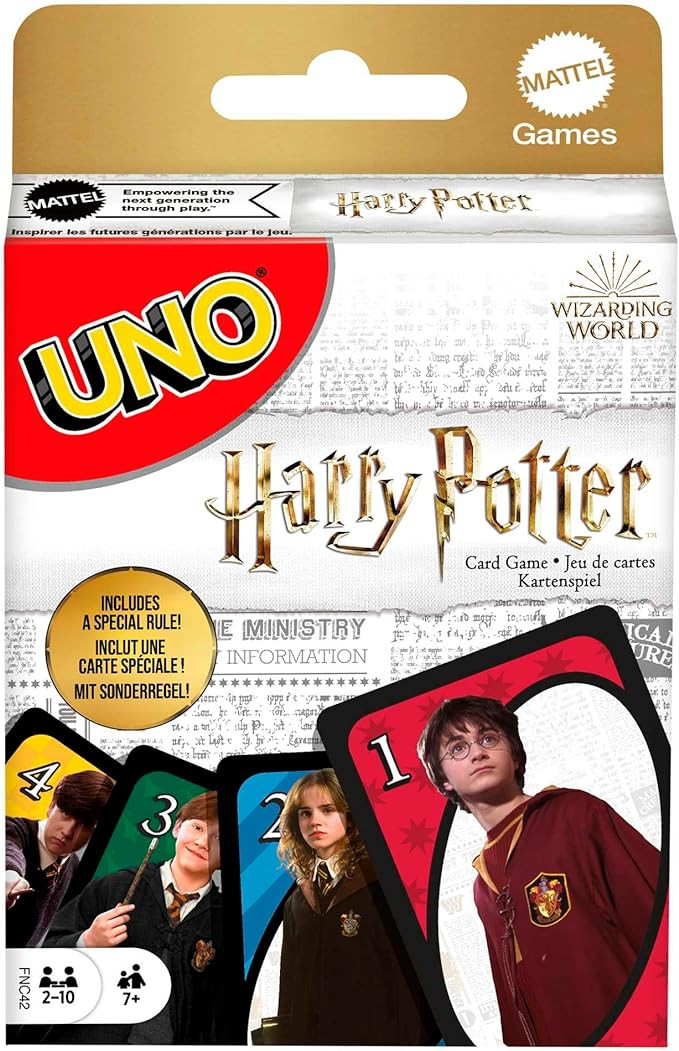 Mattel Games UNO Harry Potter Card Game for Kids, Adults and Game Night based on the Popular Seri... | Amazon (US)
