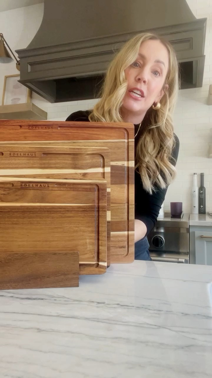 This cutting board is one of those kitchen pieces that looks good sitting on the counter but actually gets used. The size is great for everyday prep, and I love having one that can stay out without making the kitchen look cluttered.

cutting board, kitchen essentials, kitchen finds, wood cutting board, kitchen prep, cooking essentials, kitchen organization, countertop decor, home finds, everyday kitchen, Amazon kitchen finds, CurlsandCashmere

#LTKmomlife #LTKOver40 #LTKHome