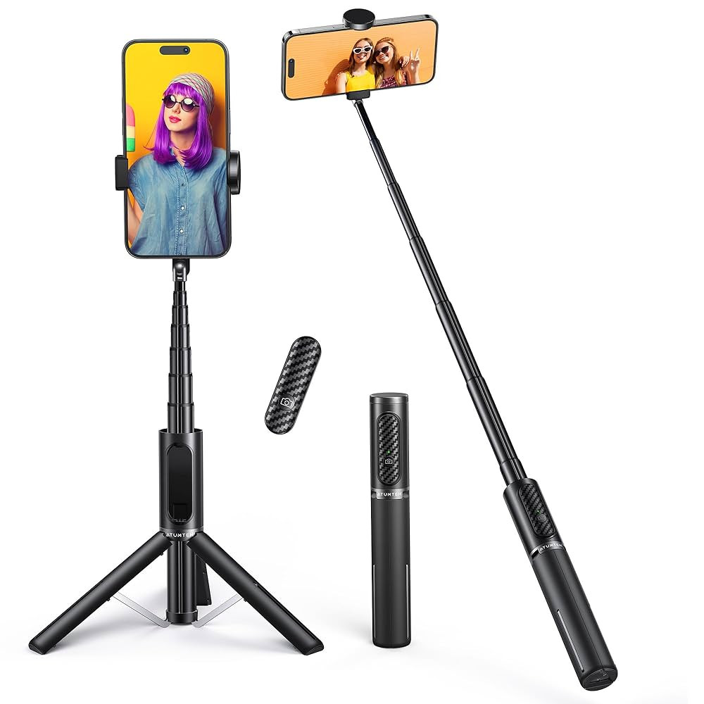 ATUMTEK Selfie Stick Tripod, 3-in-1 Extendable Aluminum Phone Tripod with Detachable Bluetooth Re... | Amazon (US)