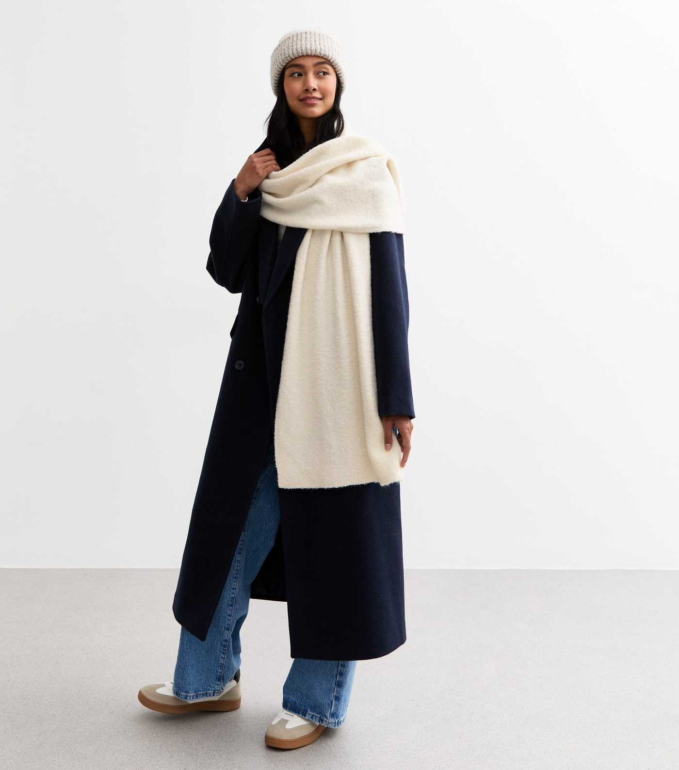 Cream Boucle Scarf
						
						Add to Saved Items
						Remove from Saved Items | New Look (UK)