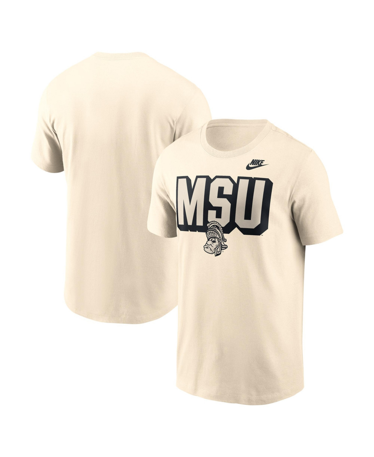Nike Men's Natural Michigan State Spartans Fashion Bold T-Shirt - Natural | Macy's