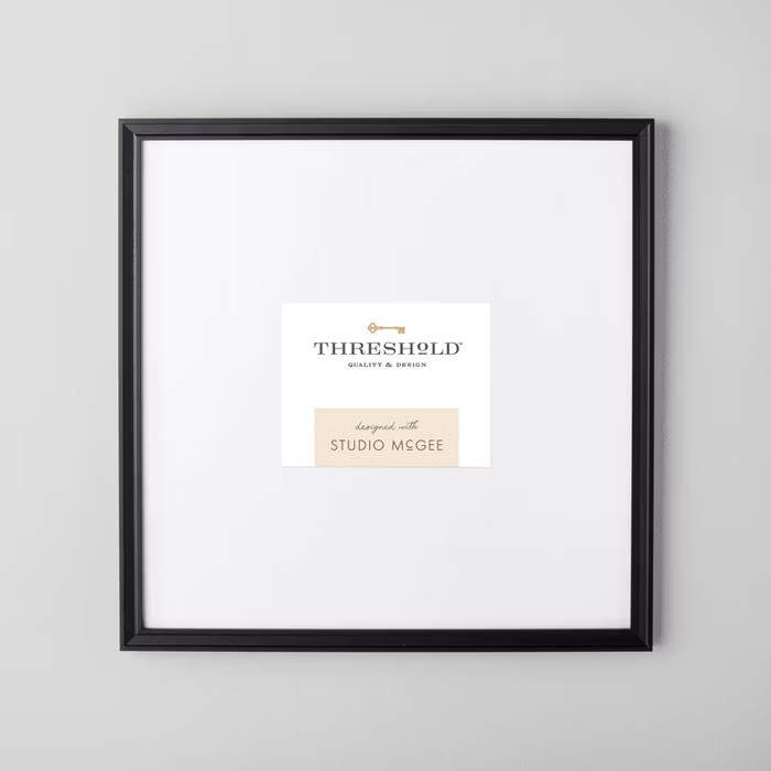 20" x 20" Matted to 5" x 7" Gallery Single Image Frame Black - Threshold™ designed with Studio ... | Target