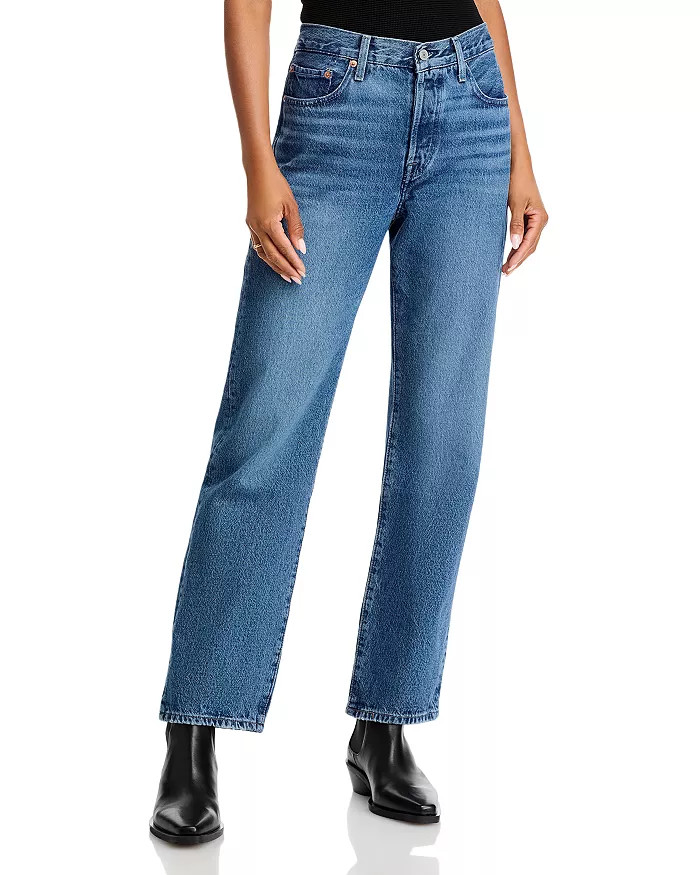Levi's 501 90s High Rise Straight Jeans in Not My News Channel Back to results -  Women - Bloomin... | Bloomingdale's (US)