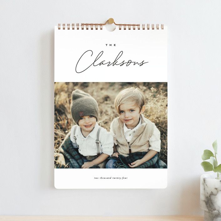 "Reminisce" - Customizable Photo Calendars in Black by Oscar and Emma - Karly Depew. | Minted