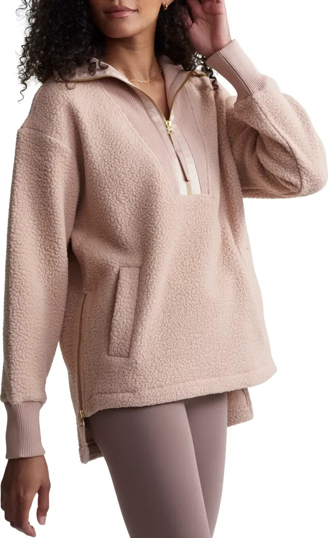 Varley Wallace Fleece Half Zip | Nordstrom | Nordstrom
