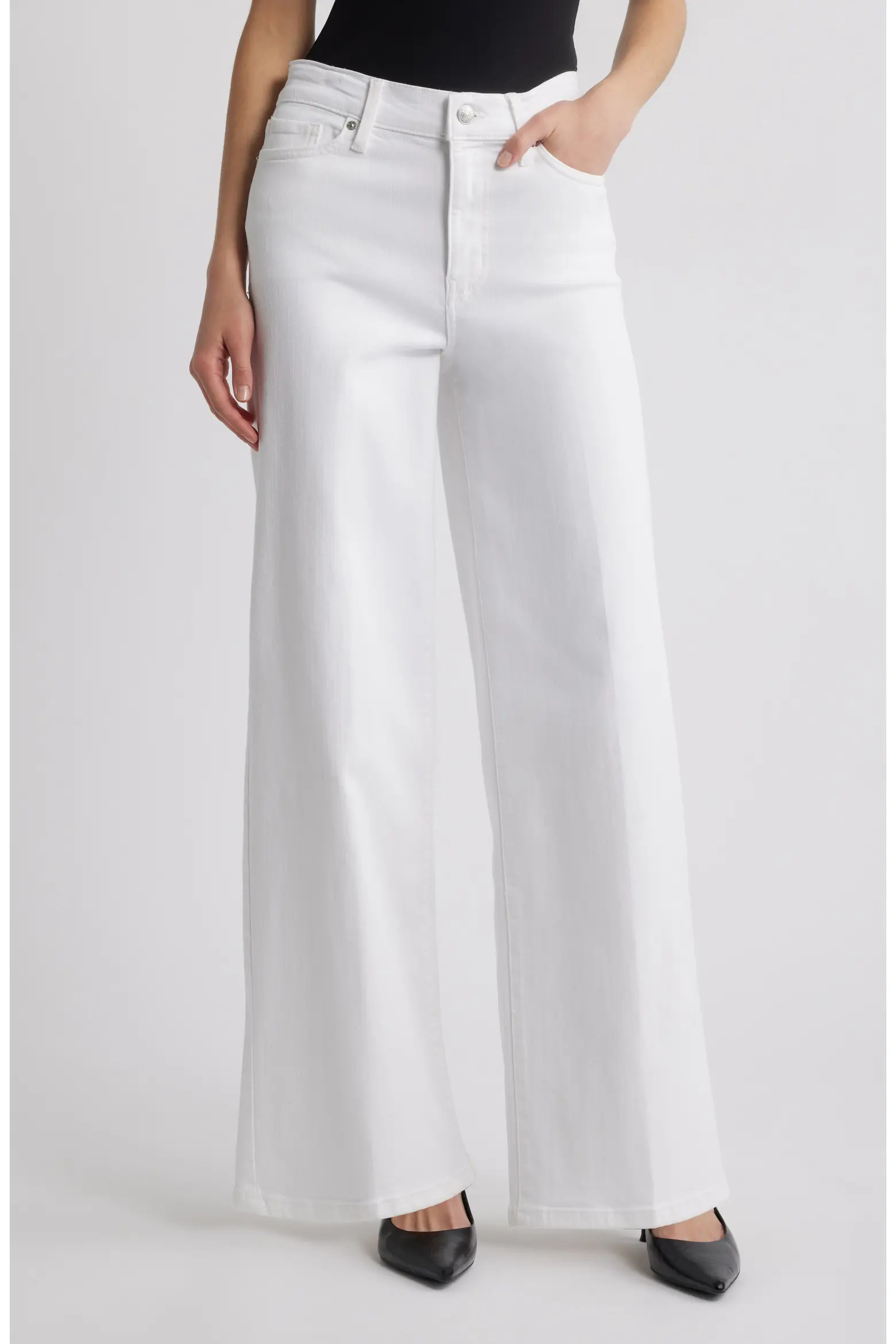 FRAME Le Slim Palazzo High Waist Wide Leg Jeans (Women) | Nordstrom | Nordstrom