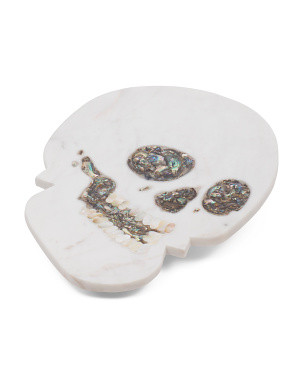 Mother Of Pearl Skull Platter | Halloween | Marshalls | Marshalls
