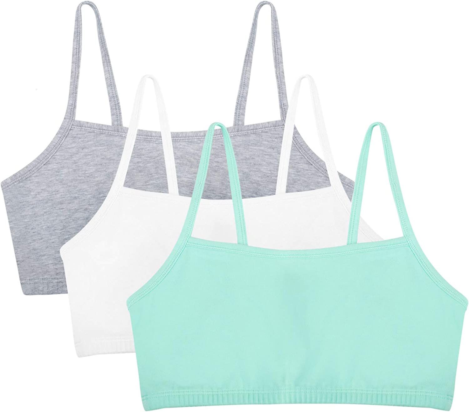 Fruit of the Loom Women's Spaghetti Strap Cotton Pullover Sports Bra | Amazon (US)