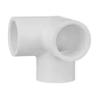 1/2 in. PVC Side Outlet 90-Degree S x S x S Elbow Fitting | The Home Depot