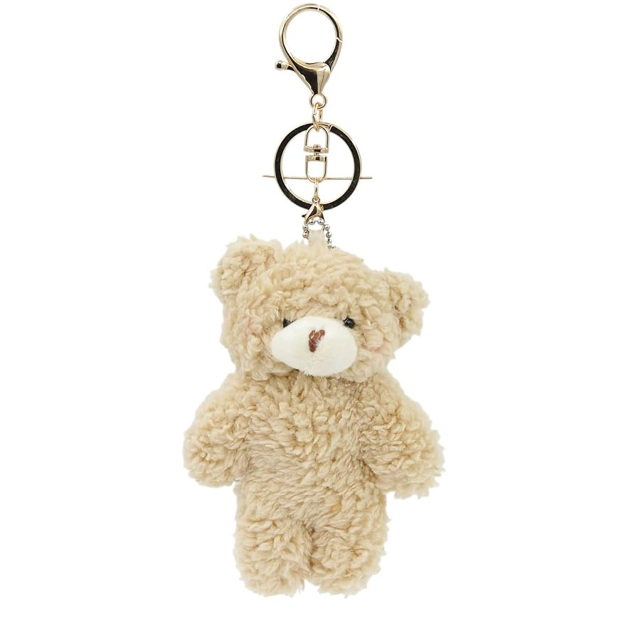 Bear Plush Keychain Toys for Kids with Purple Heart 5" Inch Stuffed Teddy Plushie Backpack Purse ... | Amazon (US)