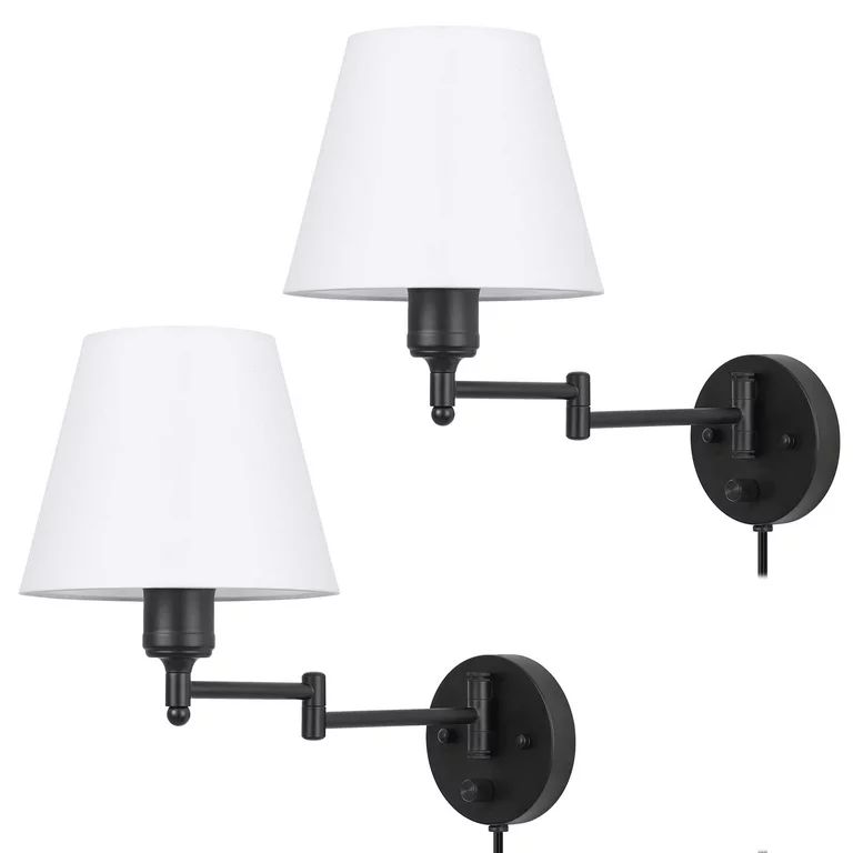 Wall Lamps with 2-Level Brightness and Plug in or Hardwired - Walmart.com | Walmart (US)
