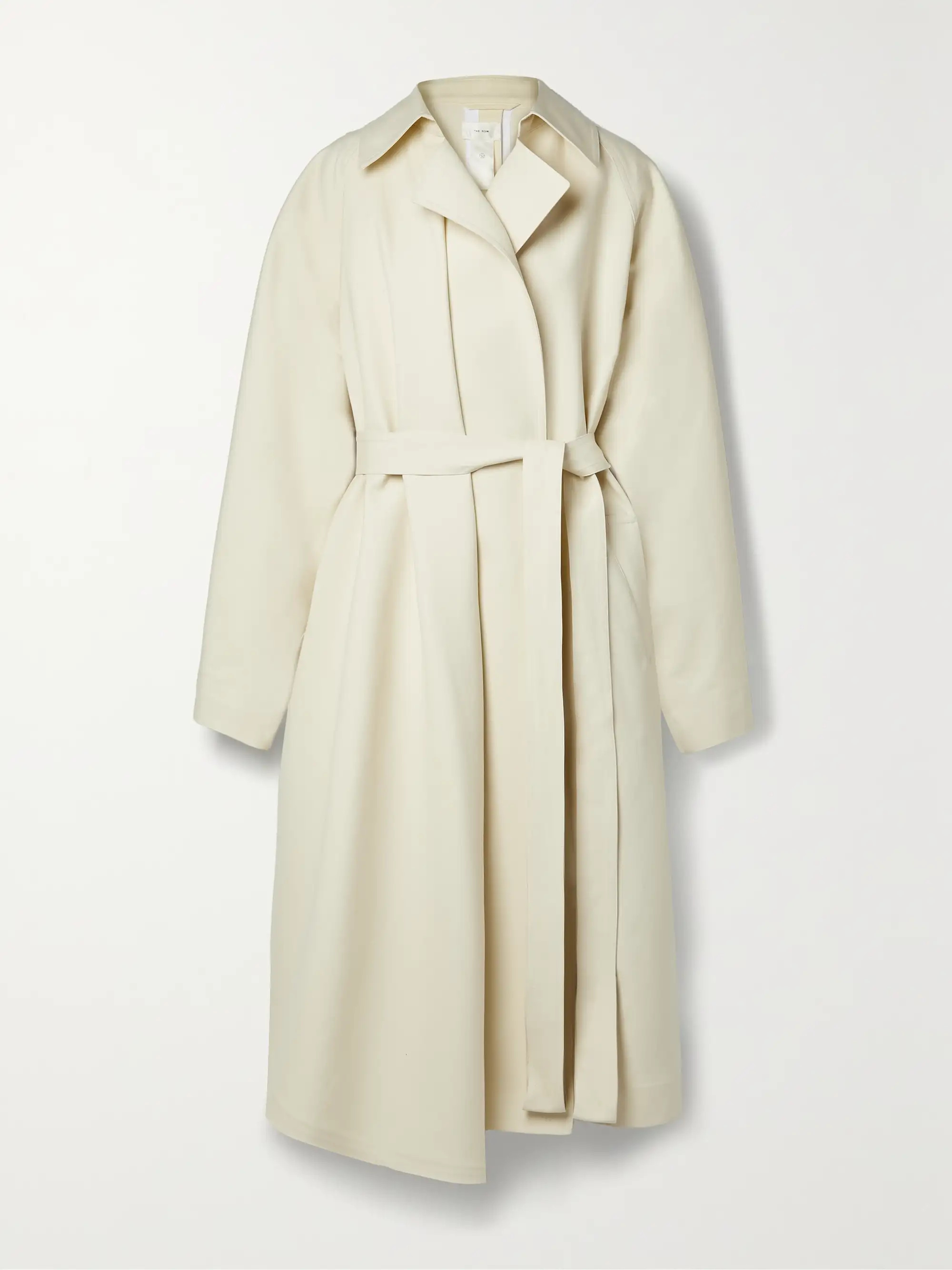 Maia oversized belted wool and cotton-blend coat | NET-A-PORTER (US)