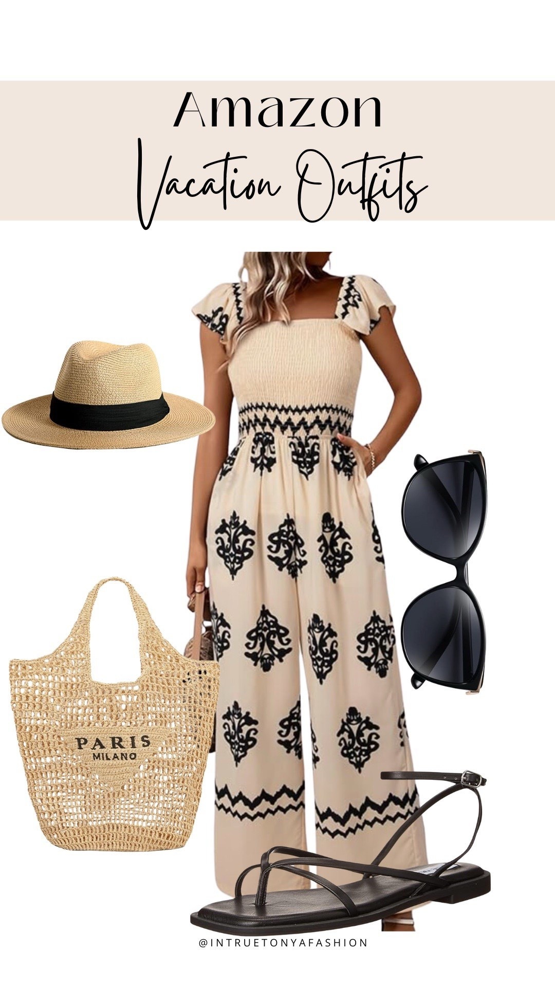 Vacation outfit idea 





Vacation outfits beach
Travel outfit
Jumpsuit
Beach tote bag
Sandals
Beach vacation outfit
Spring break outfit 
Cruise outfit
Resort wear 

#LTKSaleAlert #LTKFindsUnder50 #LTKTravel