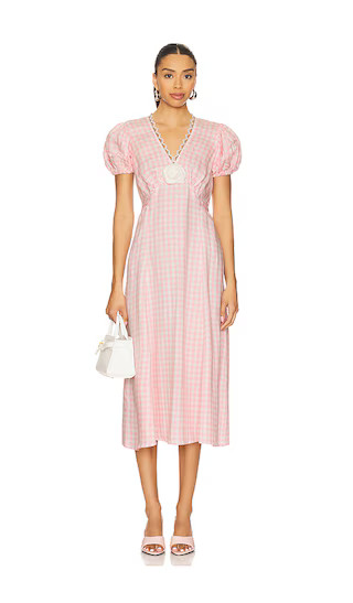 The Genus Rosa Dress in Pink Vichy | Revolve Clothing (Global)