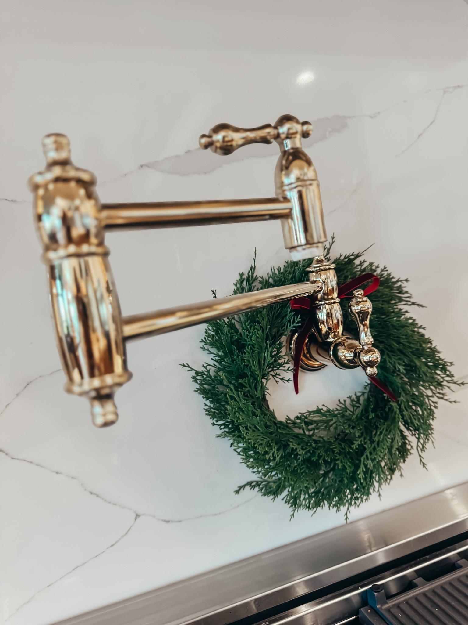 Added a little cheer to our pot filler! ✨

#LTKSeasonal #LTKHoliday #LTKHome