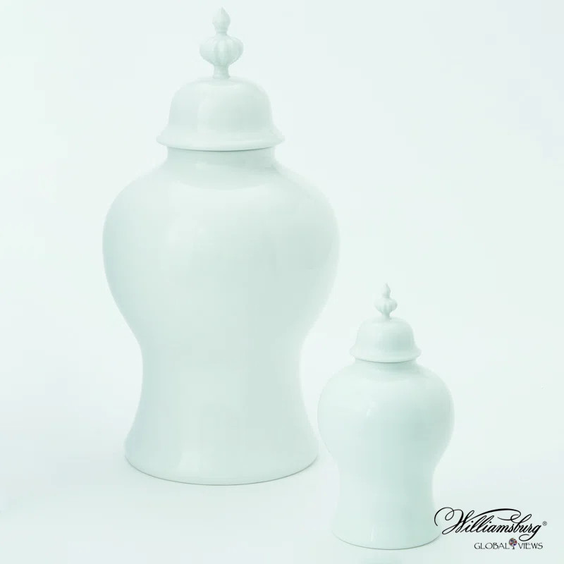 Hession Round Porcelain Jar | Wayfair North America