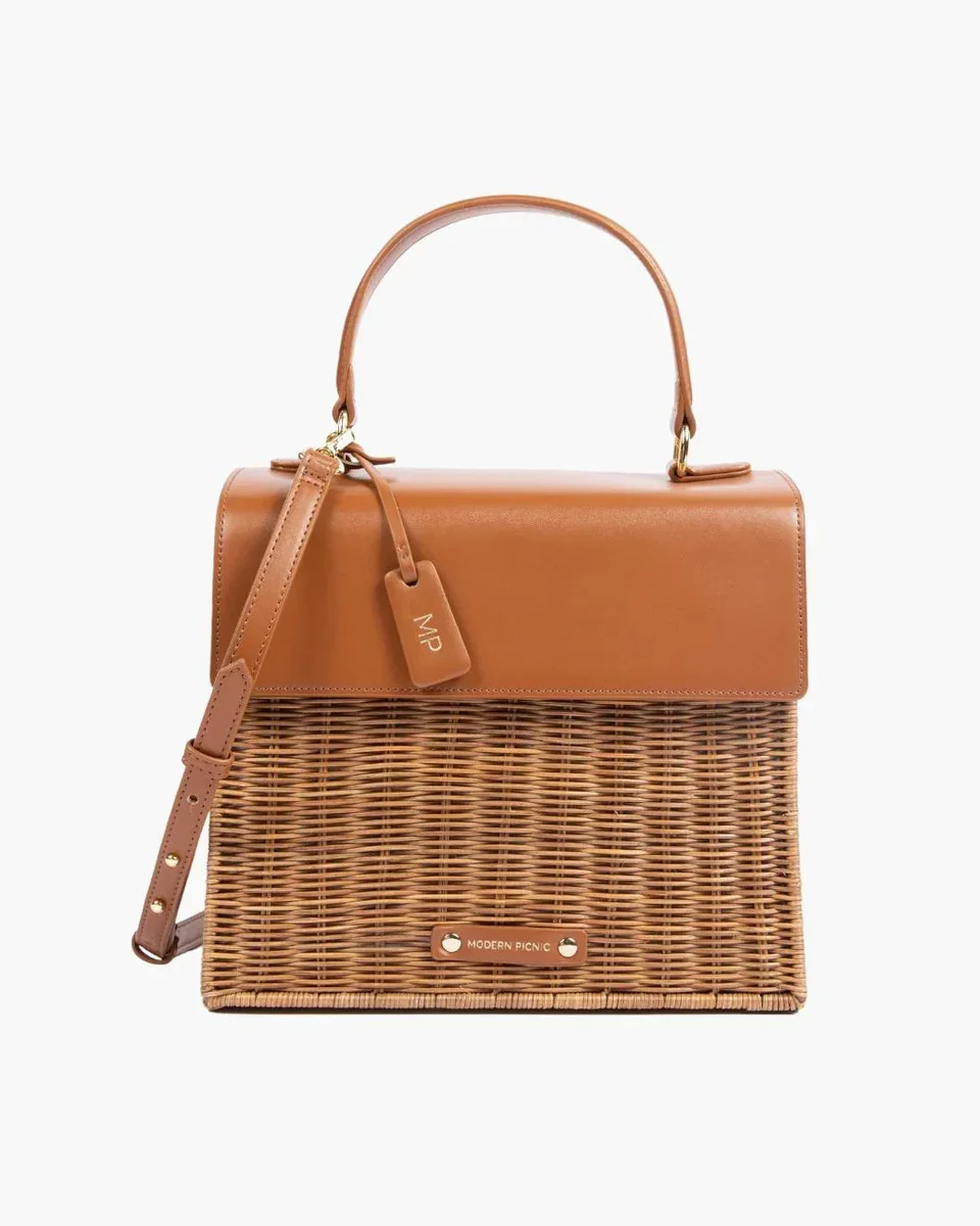 THE LUNCHER - BROWN WICKER | Modern Picnic