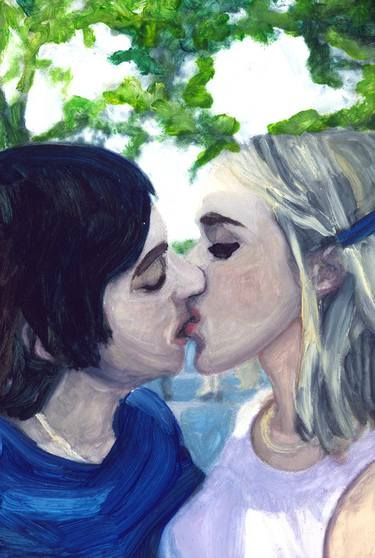 Harmony Korine & Chloe Sevigny Painting | Saatchi Art 