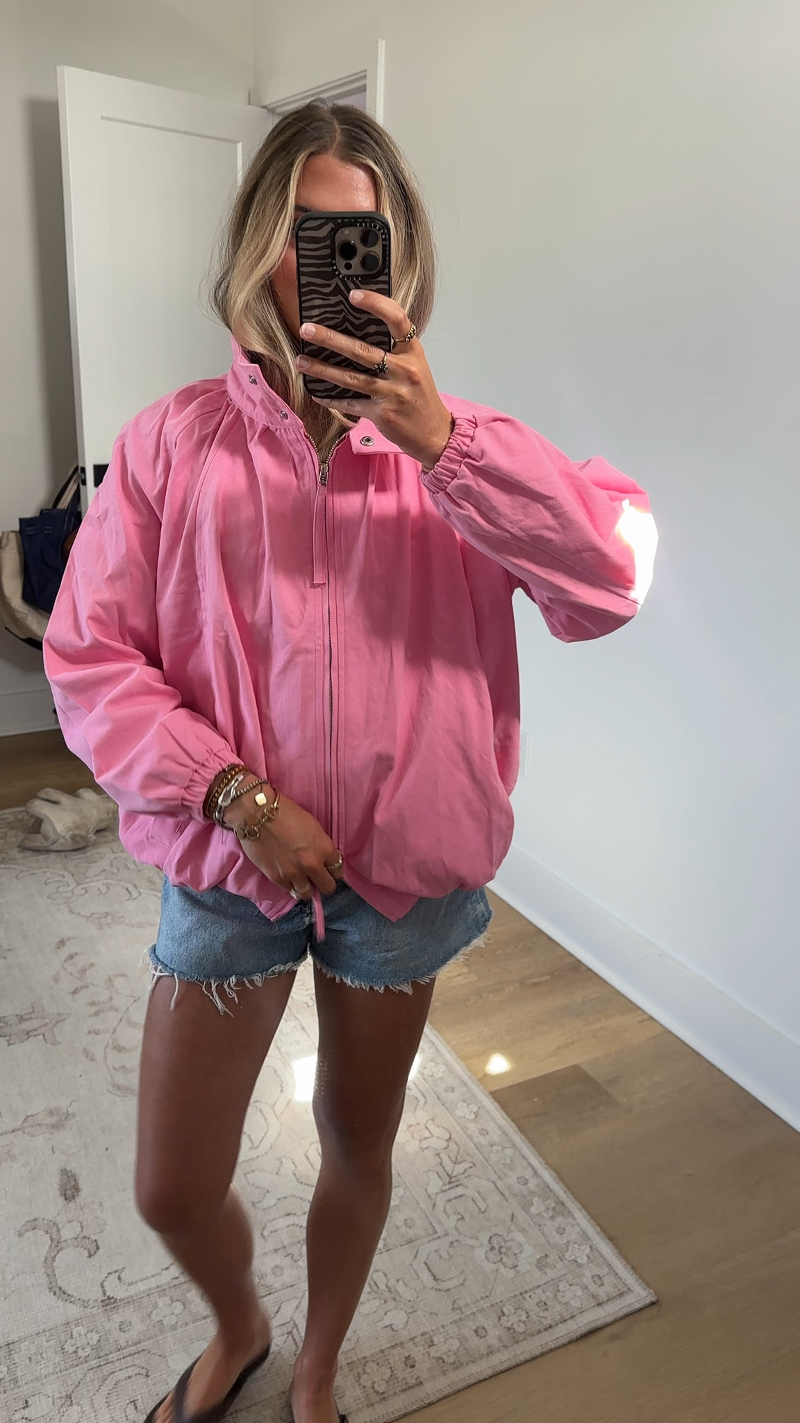Amazon size small Women Oversized Bomber Jacket Funnel Neck Zip Up Batwing Sleeve Fall Outerwear Coats Casual Outfits with Pockets

#LTKootd #LTKSaleAlert #LTKSeasonal