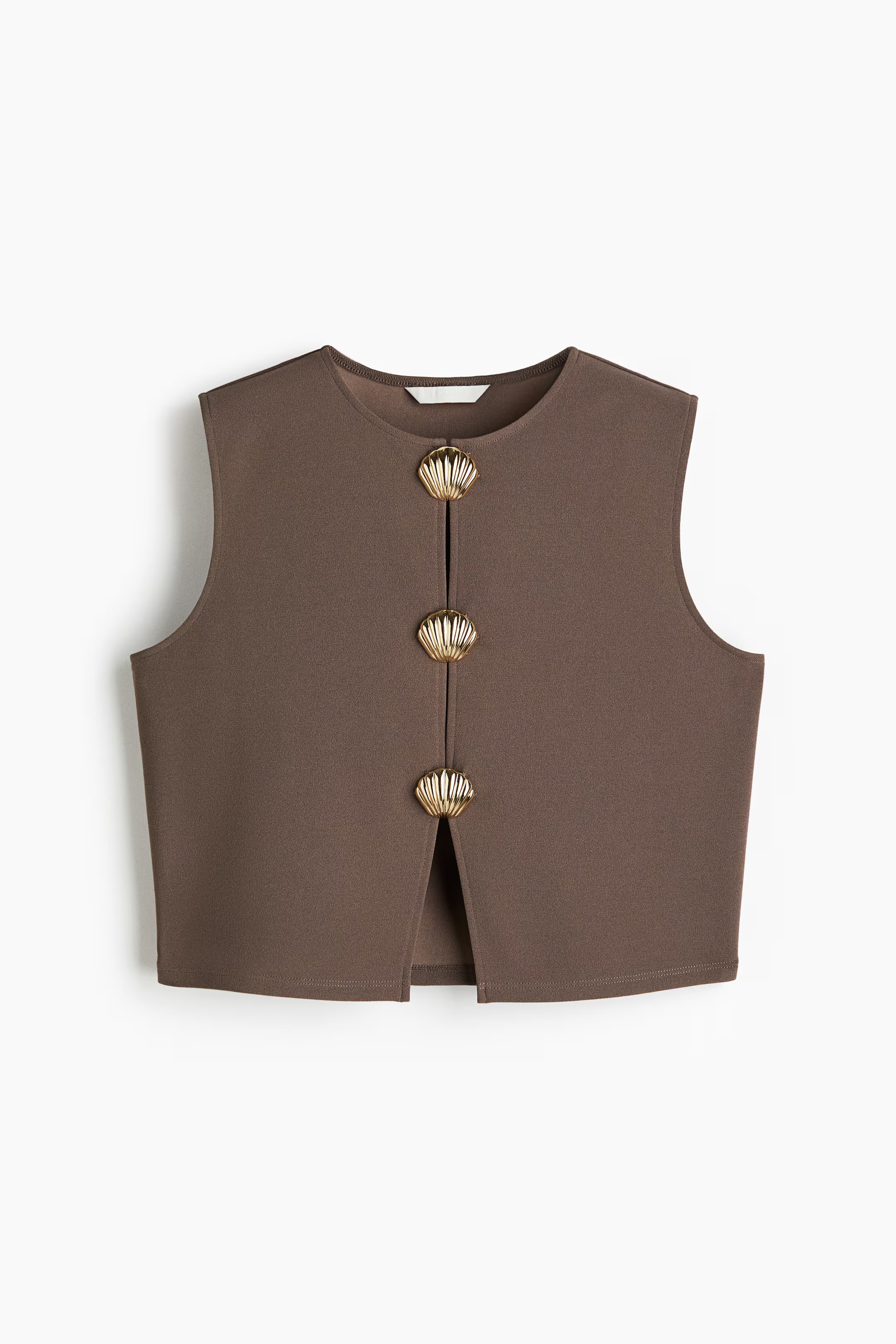Button-decorated top | H&M (UK, MY, IN, SG, PH, TW, HK)