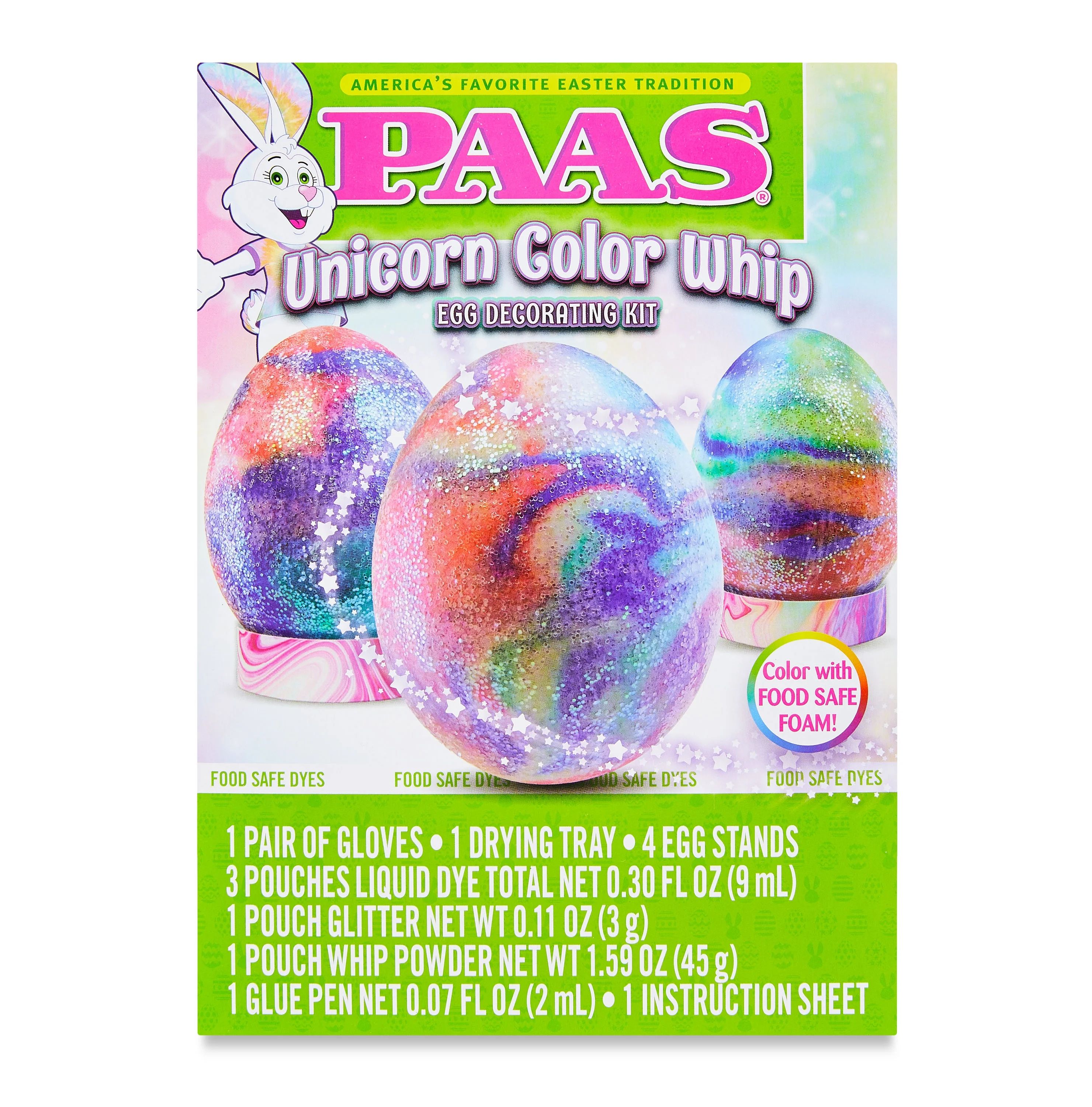 PAAS Easter Egg Decorating and Dye Kit, Unicorn Color Whip, 1 Kit, Multicolor, for Children 3 Yea... | Walmart (US)